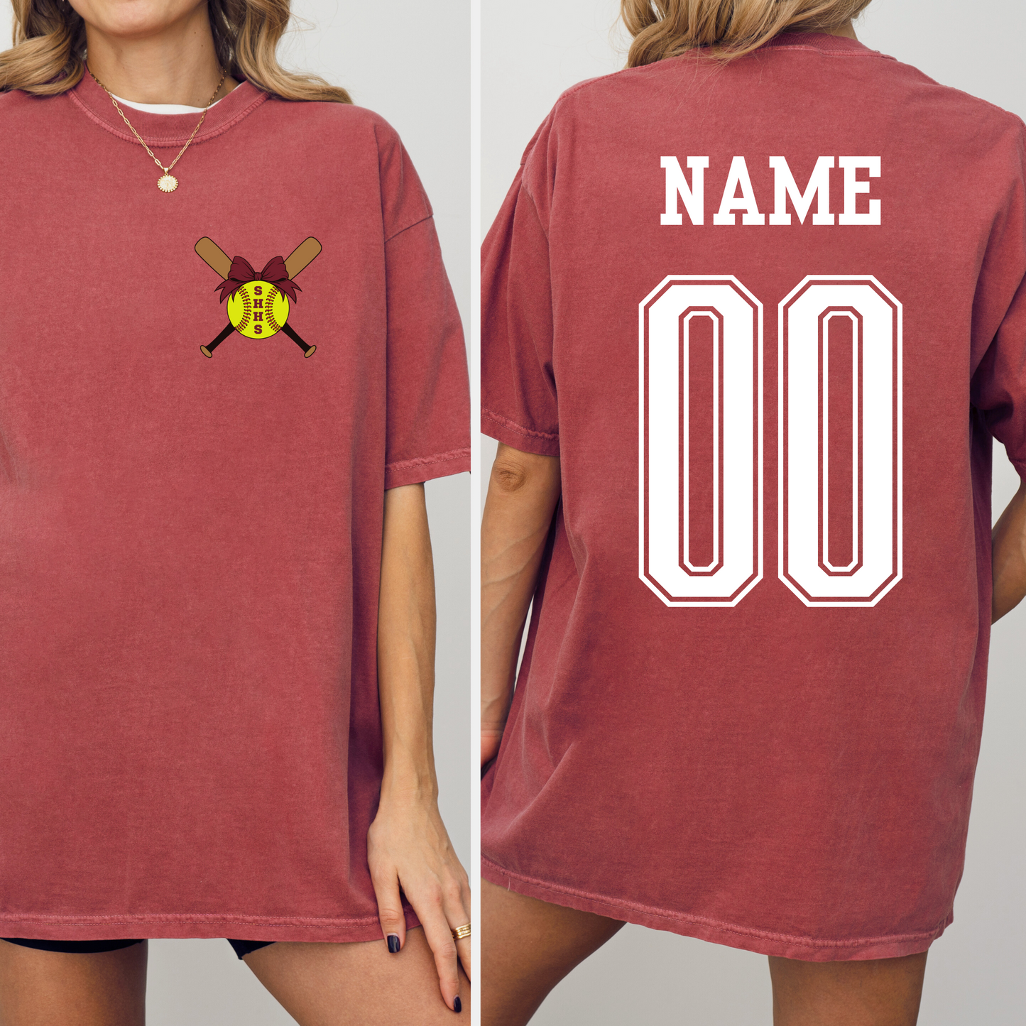 "Bats & Bows" Comfort Colors Tee