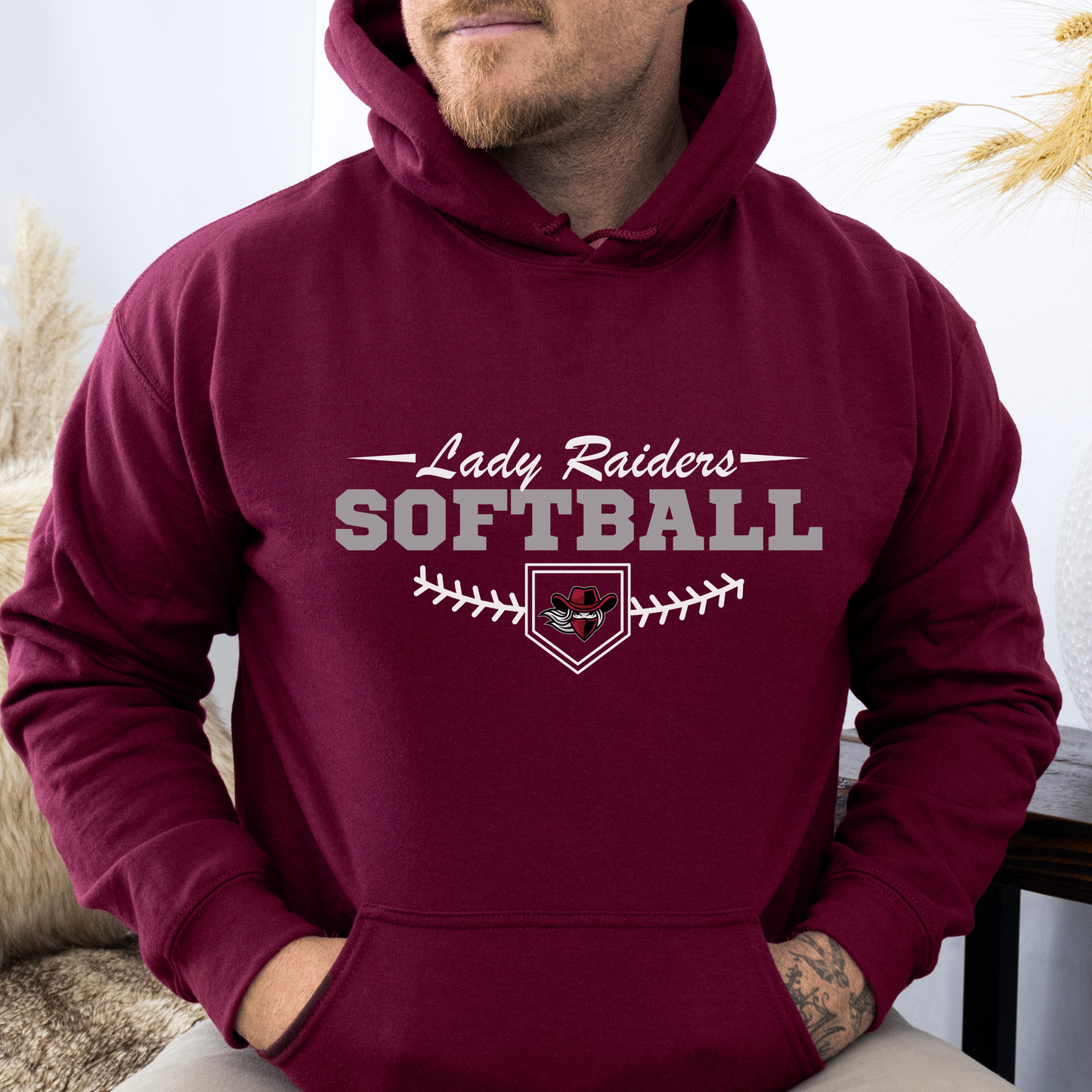 "Lady Raiders Softball" Hoodie