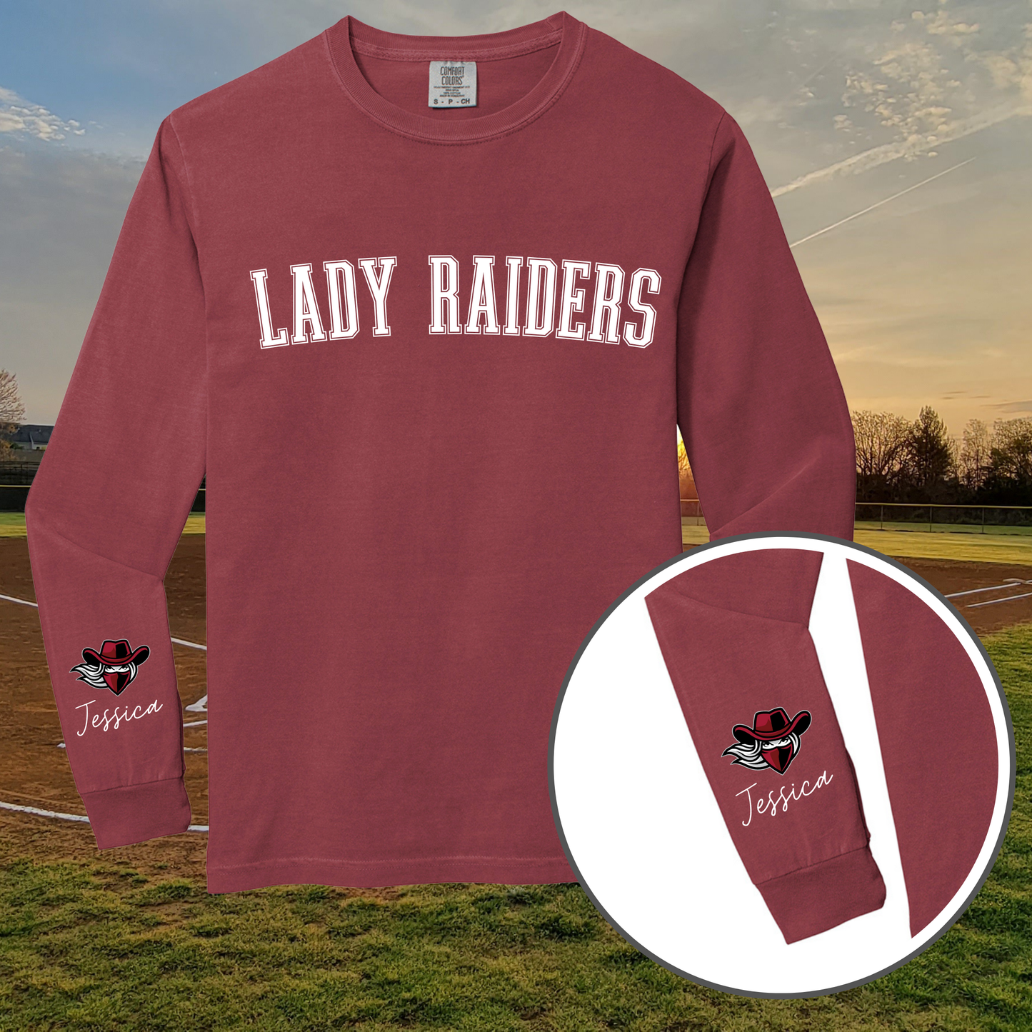 "Lady Raiders" Long Sleeve Tee