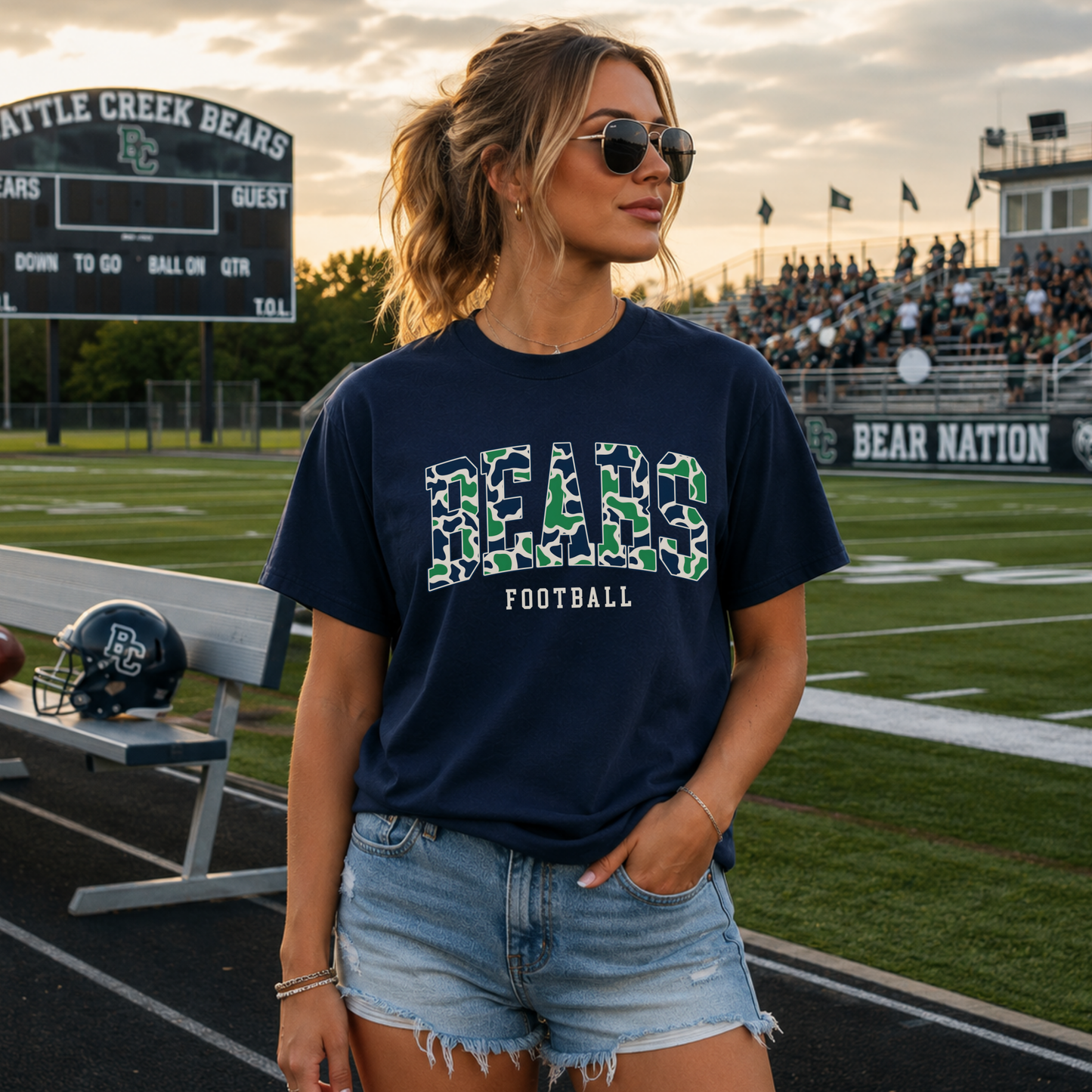 Bears Rival Ready Camo Tee