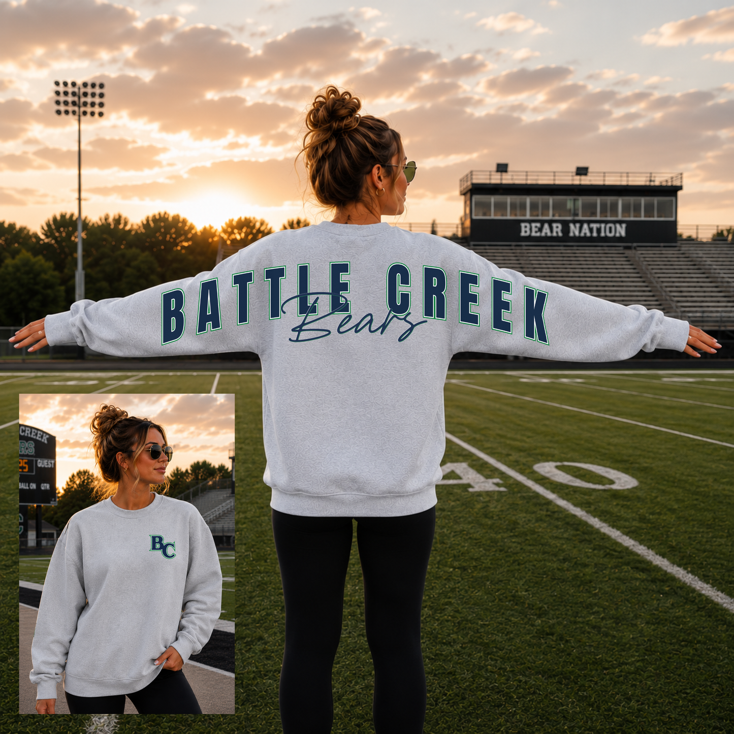 Battle Creek "Bleacher Club" Sweatshirt