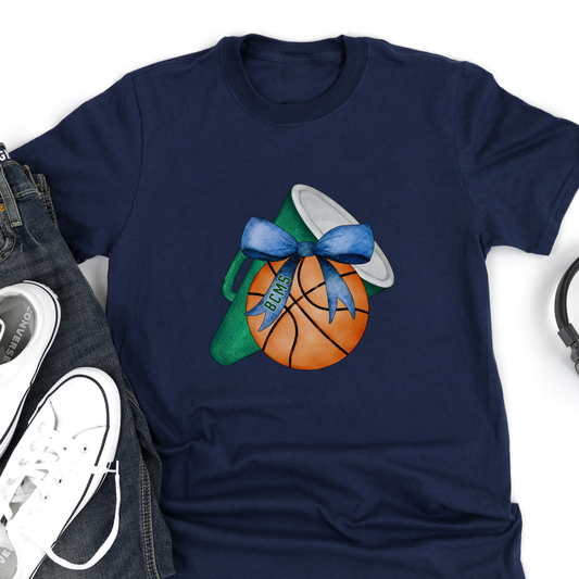 "Basketballs and Bows" Tee