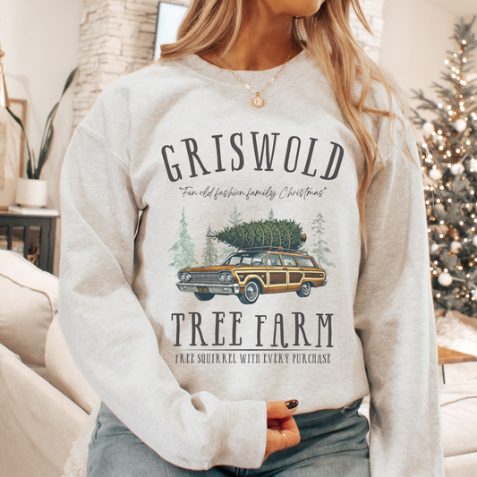 "Griswold Tree Farm" Crewneck Sweatshirt