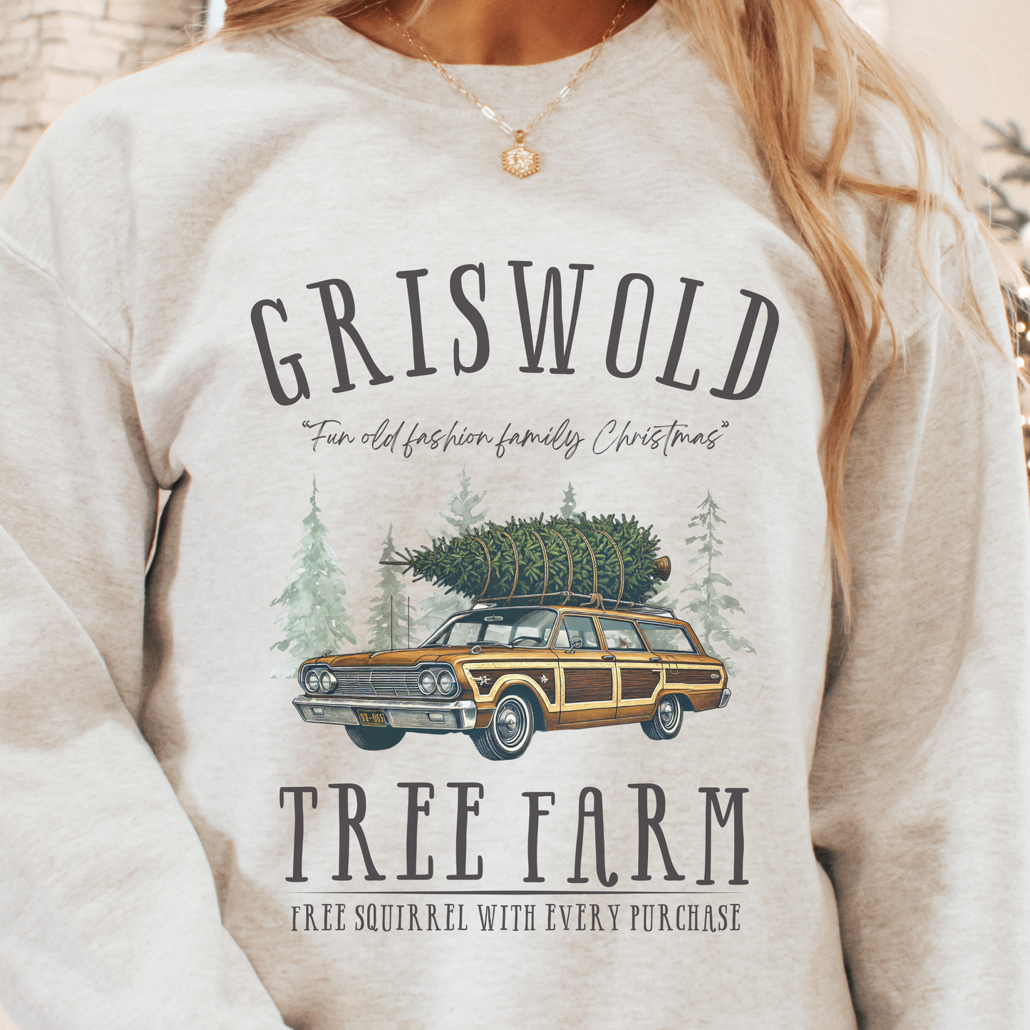 "Griswold Tree Farm" Crewneck Sweatshirt