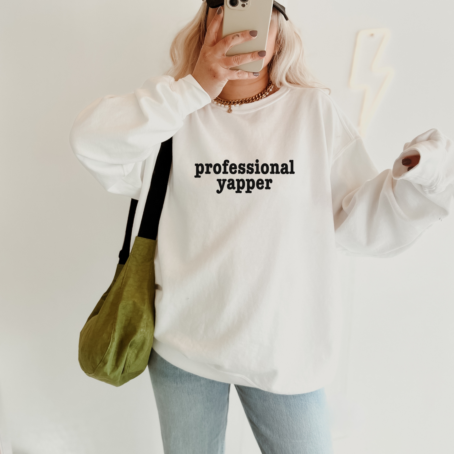 "Professional Yapper" Crewneck Sweatshirt