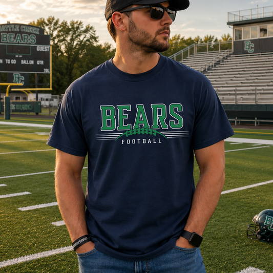 Classic Bears Football Tee