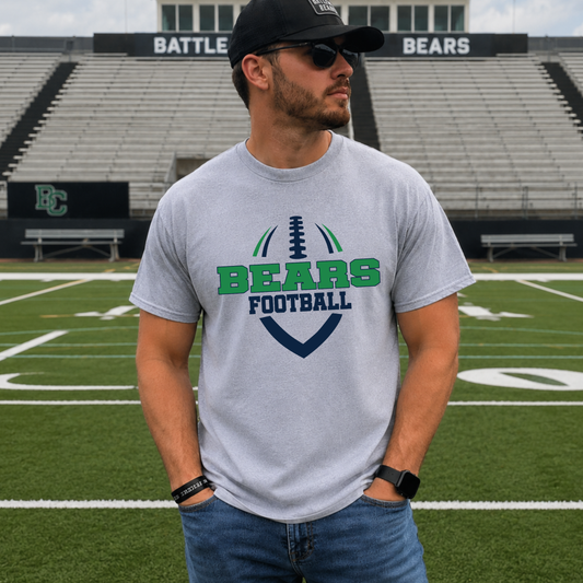 Victory Formation Bears Football Tee