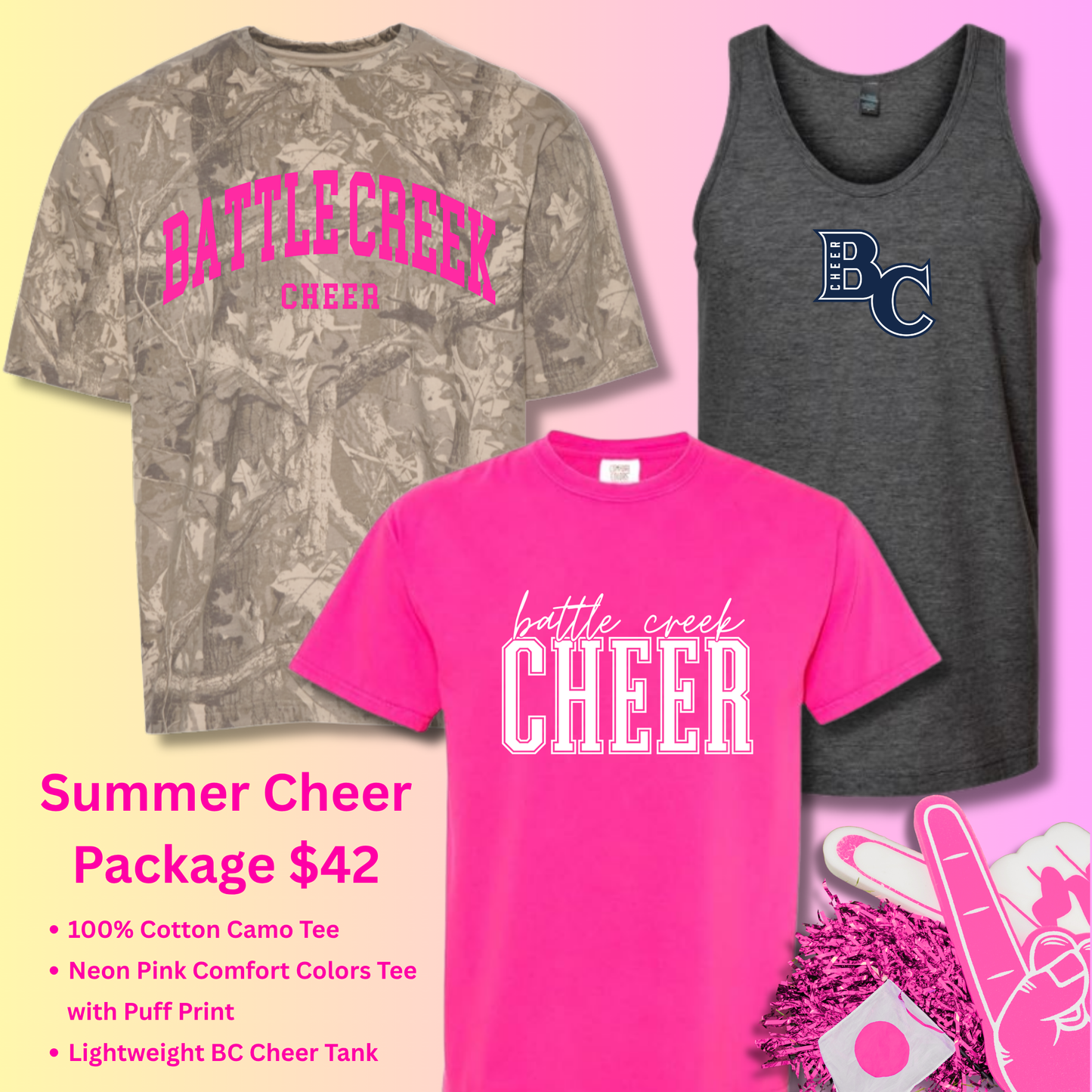 "Battle Creek Cheer" Summer Package