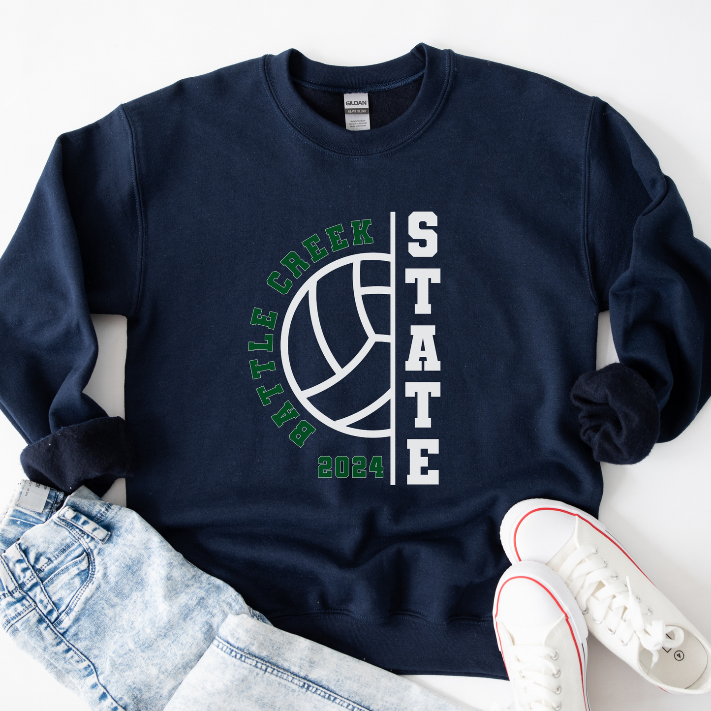 BCMS "State" Crewneck Sweatshirt