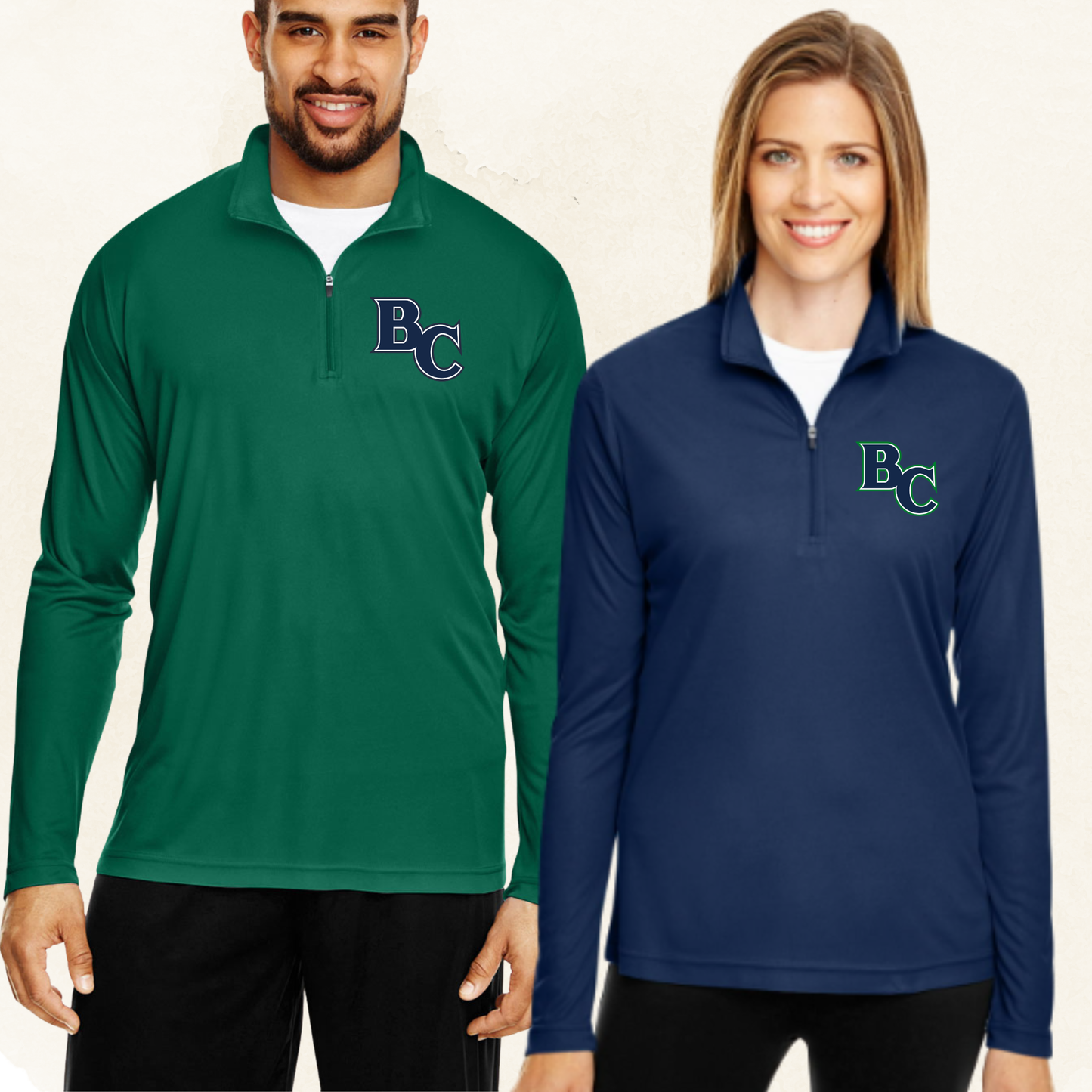 BC Battle Creek Quarter-Zip Pullover | Zone Performance 1/4 Zip