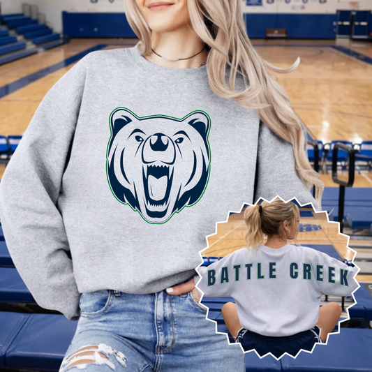 "Battle Creek Bears" Crewneck Sweatshirt