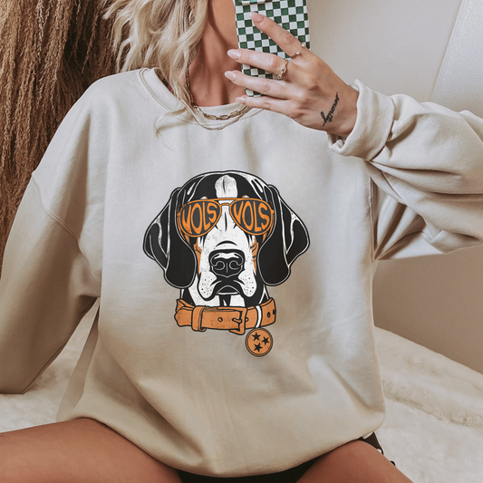 "Tri-Star Hound" Crewneck