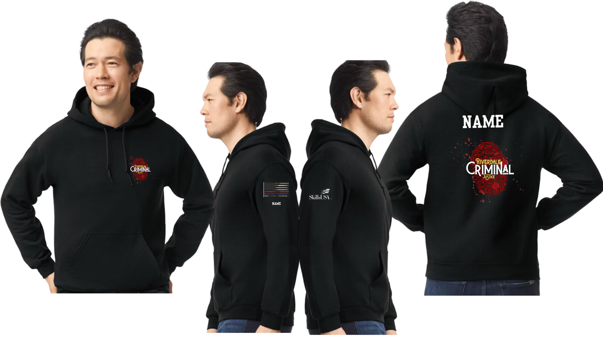 Riverdale Criminal Justice Hoodie – Black